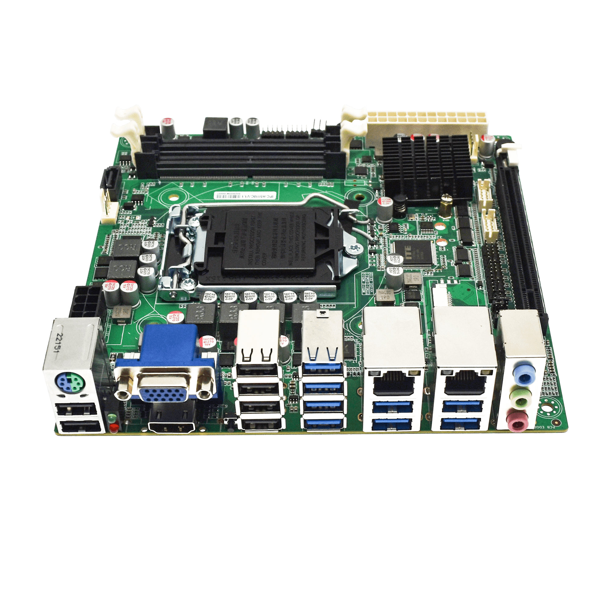 Mini ITX Industrial Motherboard intel CPU Comet Lake/Rocket Lake Chipset H410 H420E